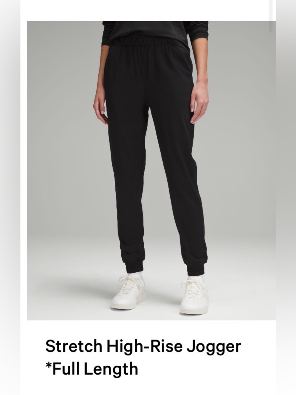 lululemon athletica Black Jogger Pants